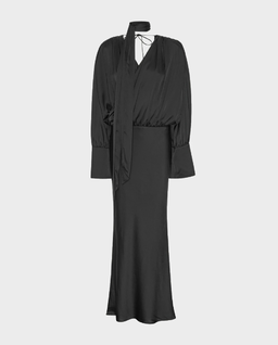 Czarna sukienka maxi - Image #0