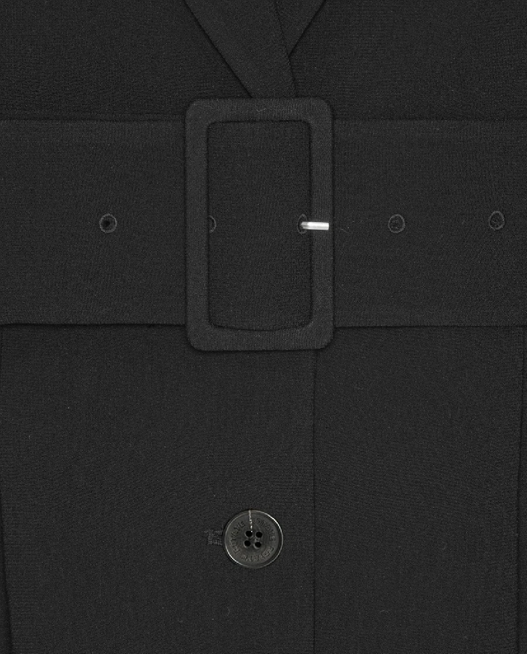 Czarna marynarka z paskiem - Image #4