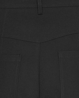 Czarne spodnie garniturowe balloon - Image #5