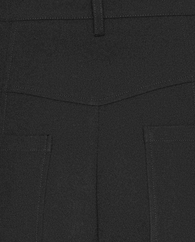 Czarne spodnie garniturowe balloon - Image #5