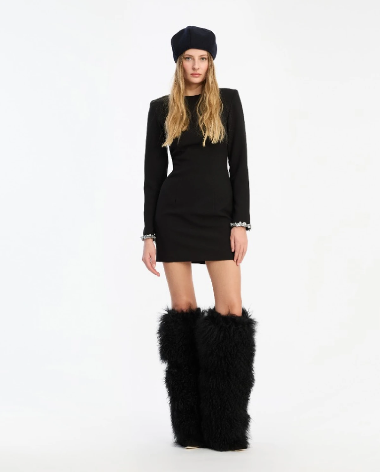 Czarna sukienka mini