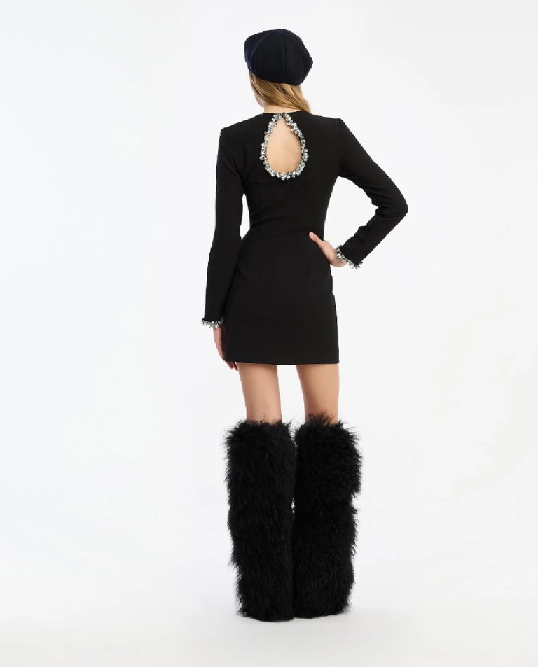 Czarna sukienka mini - Image #3