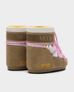 Brązowo-białe śniegowce Moon Boot x Guest In Residence Icon Low - Image #1