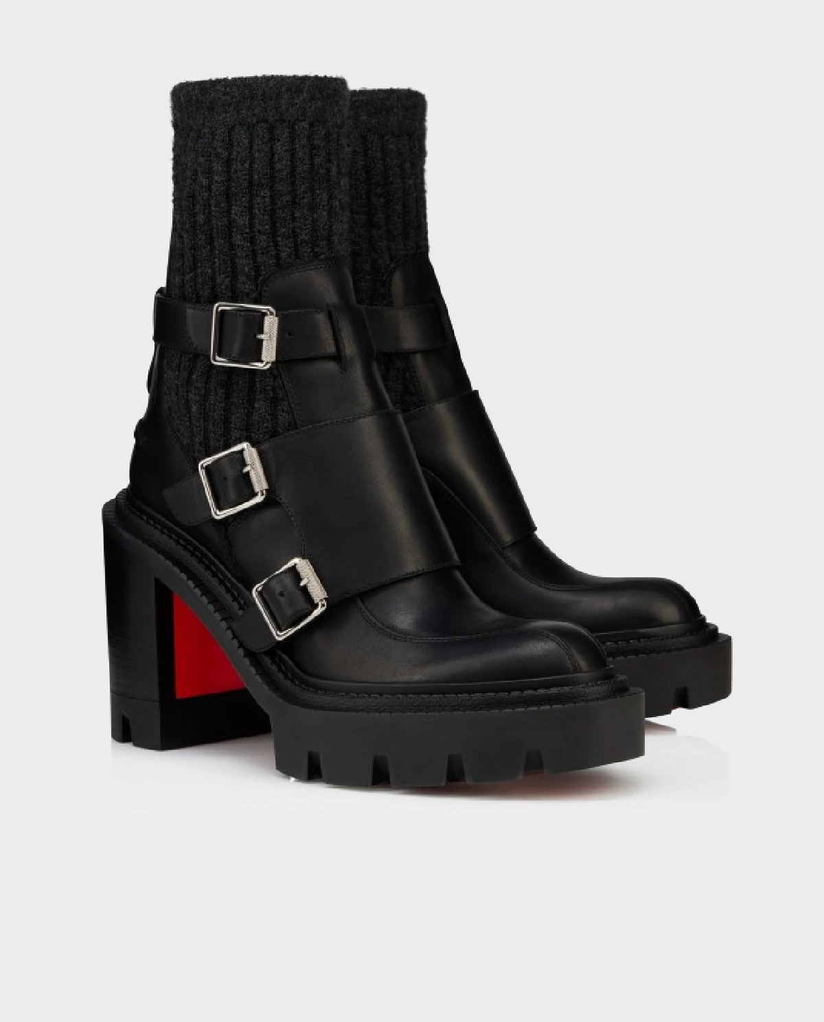 Czarne botki Cortinetta College 100 - Image #1