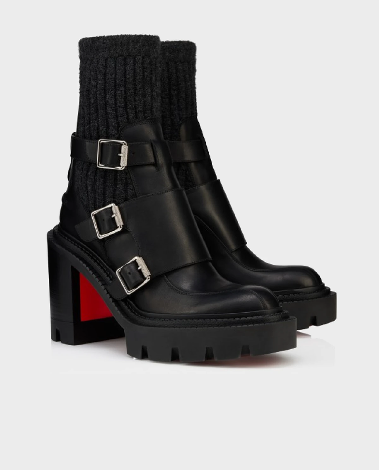 Czarne botki Cortinetta College 100