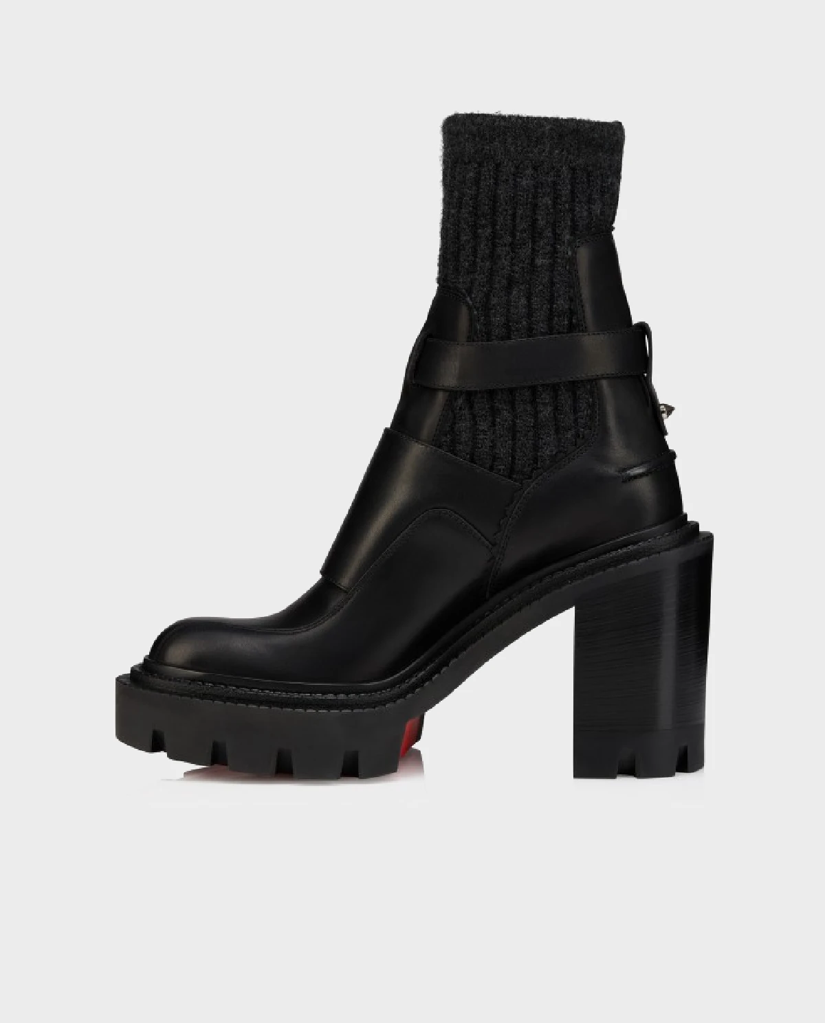 Czarne botki Cortinetta College 100 - Image #3