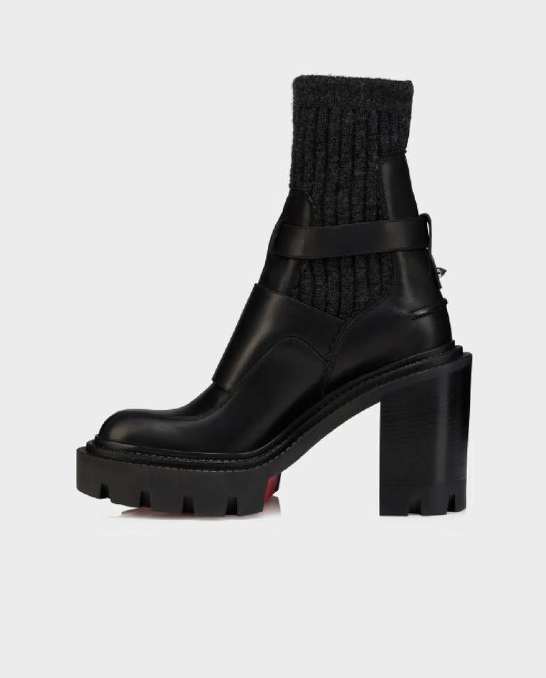 Czarne botki Cortinetta College 100 - Image #3