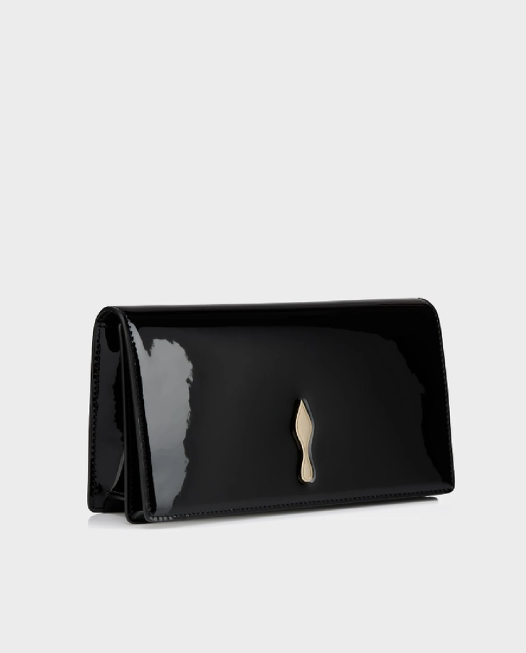 Czarna lakierowana torebka Bettina