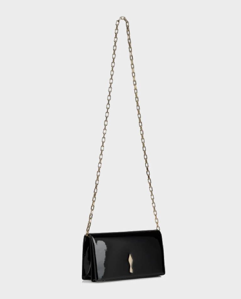 Czarna lakierowana torebka Bettina - Image #4