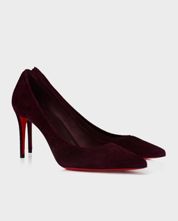 Bordowe szpilki Sporty Kate 85 - Image #2