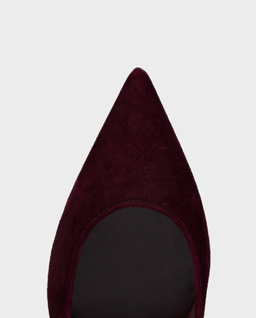 Bordowe szpilki Sporty Kate 85 - Image #4