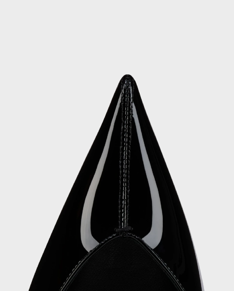 Czarne czółenka Erozee 100 - Image #4