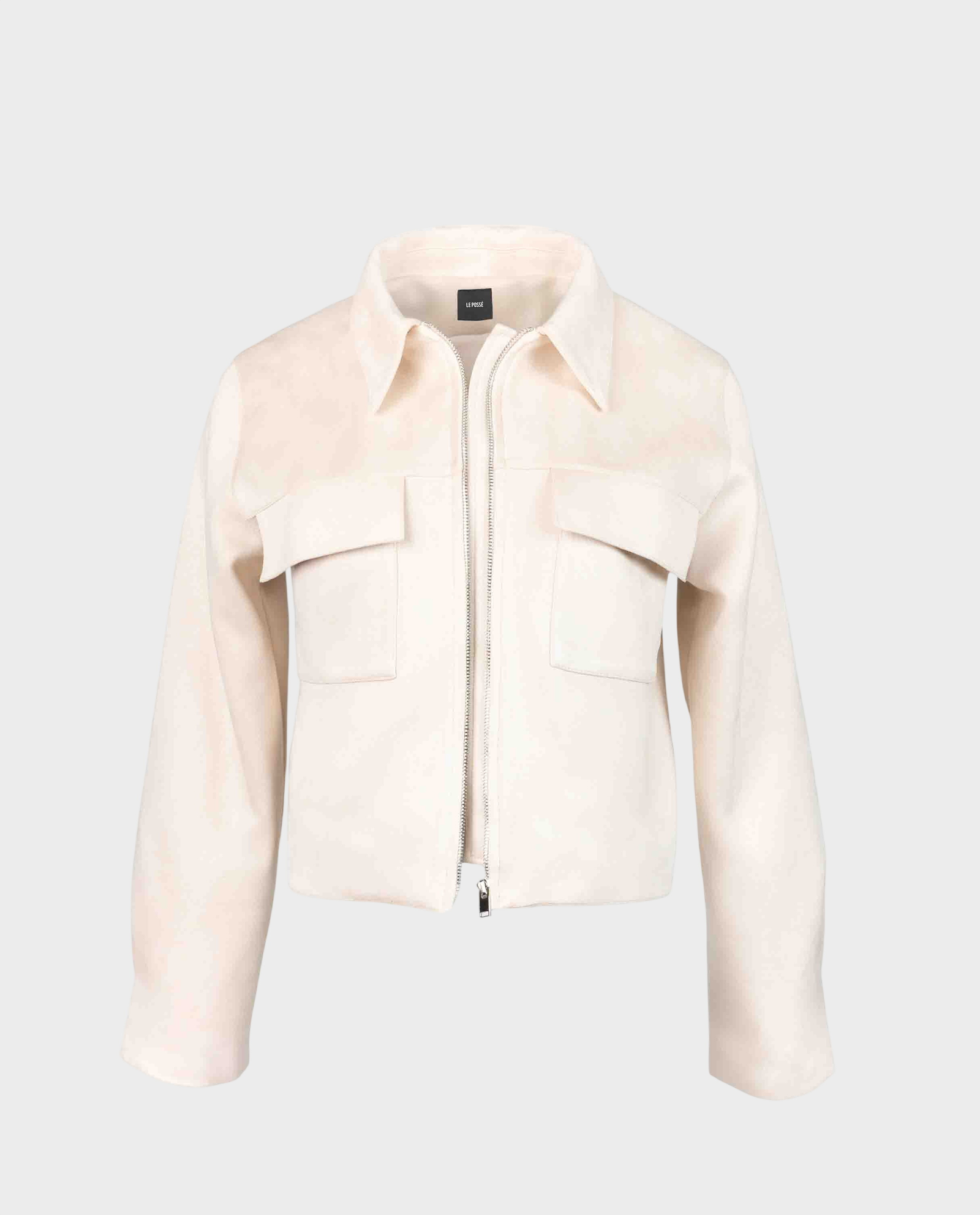 Kremowa kurtka z kołnierzykiem - Image #0