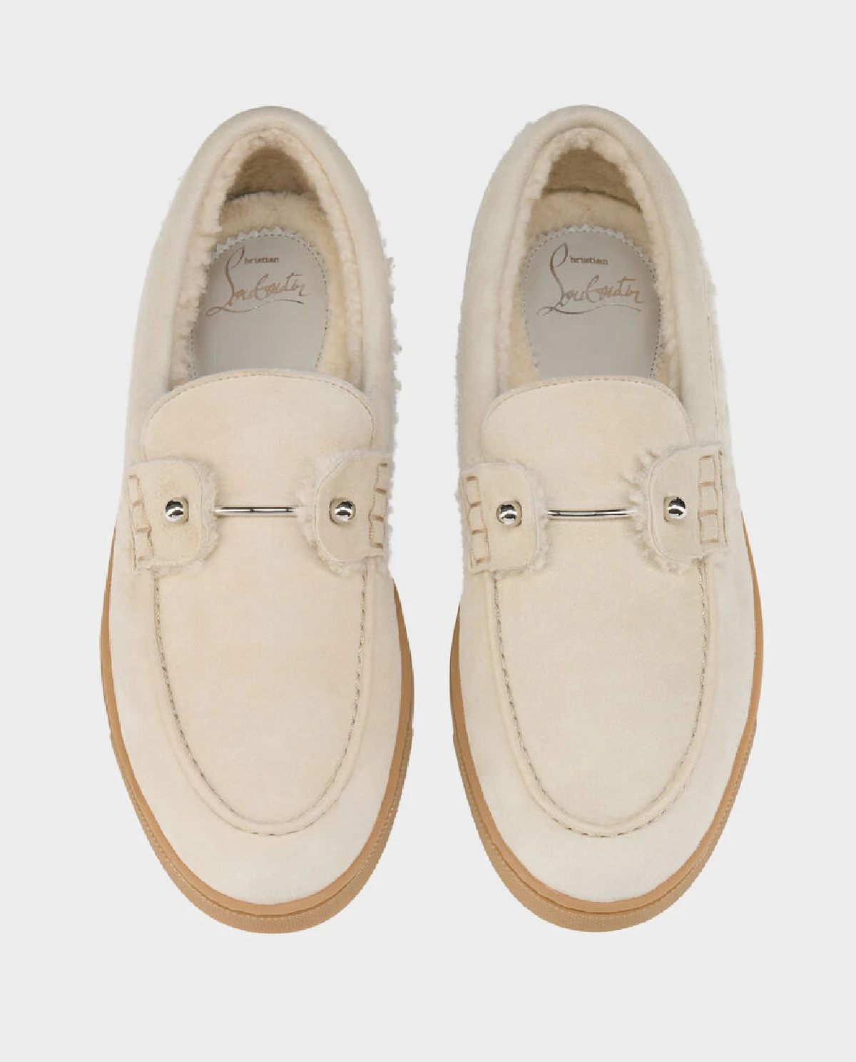 Kremowe mokasyny Chambeliboat - Image #4