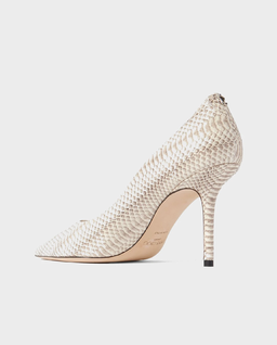 Szpilki we wzór skóry węża Love 85 - Image #1