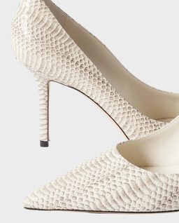 Szpilki we wzór skóry węża Love 85 - Image #2