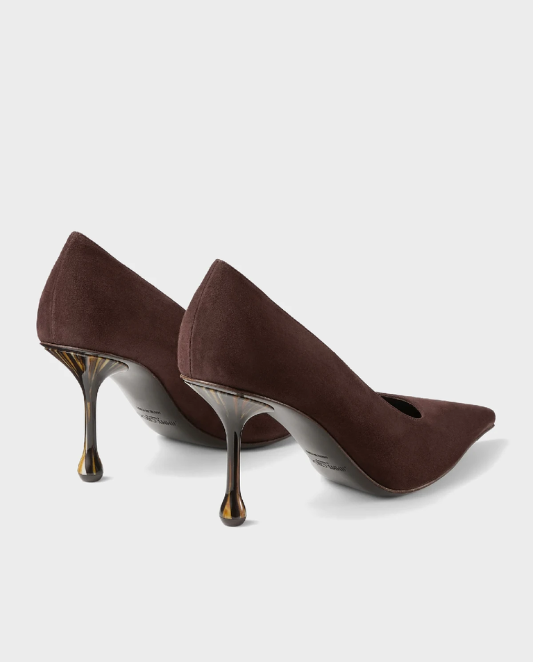 Brązowe czółenka Ixia 80 - Image #3