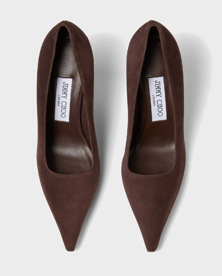 Brązowe czółenka Ixia 80 - Image #4