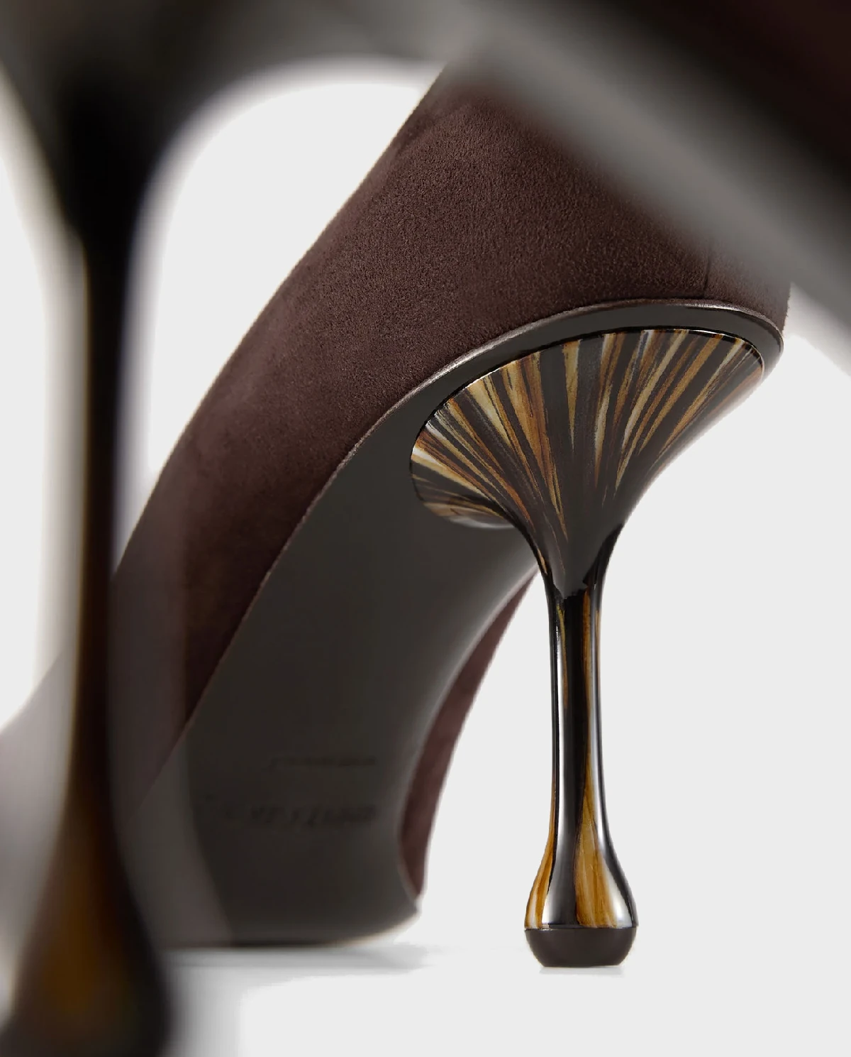 Brązowe czółenka Ixia 80 - Image #5