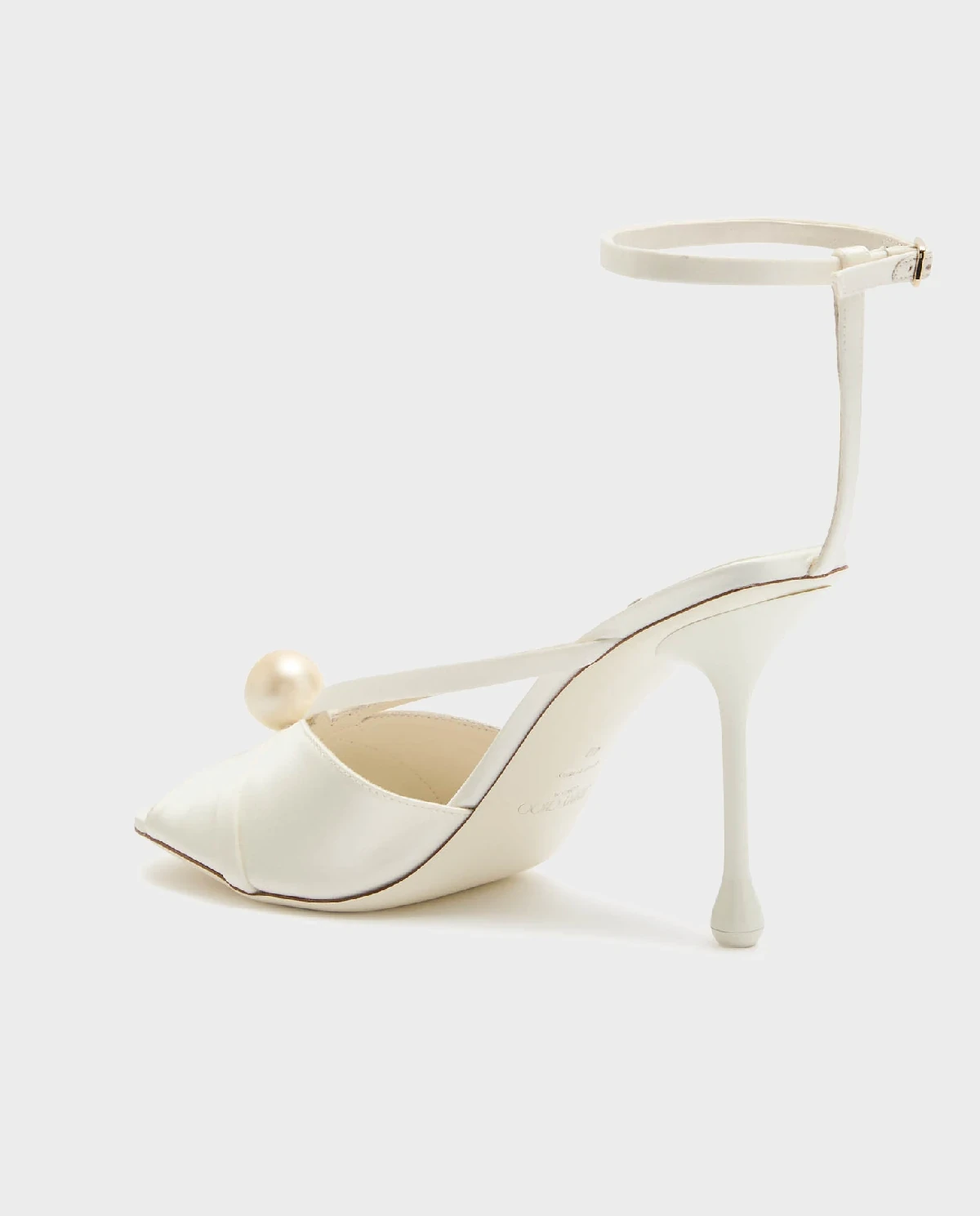 Satynowe sandały na szpilce Siva 95 - Image #1