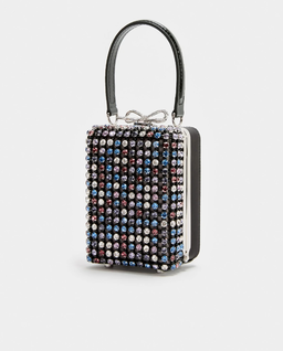 Czarna  torebka z kryształami - Image #1