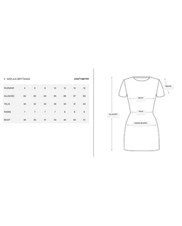 Satynowa sukienka mini w groszki - Image #5