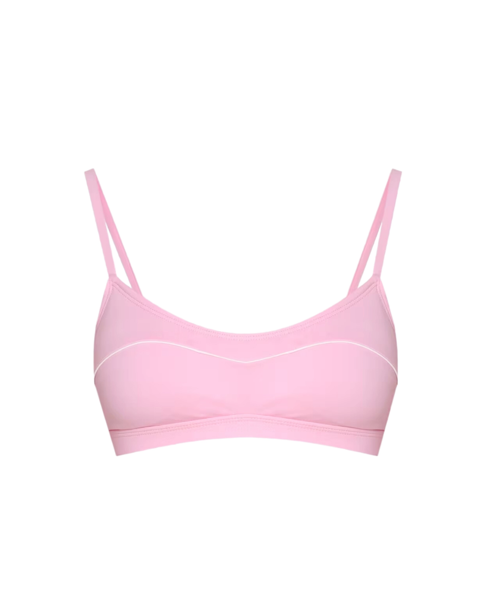 Różowy top od bikini After Sun - Image #3