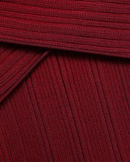 Bordowa sukienka mini - Image #4