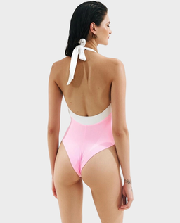 Różowy jednoczęściowy strój Champagne - Image #1