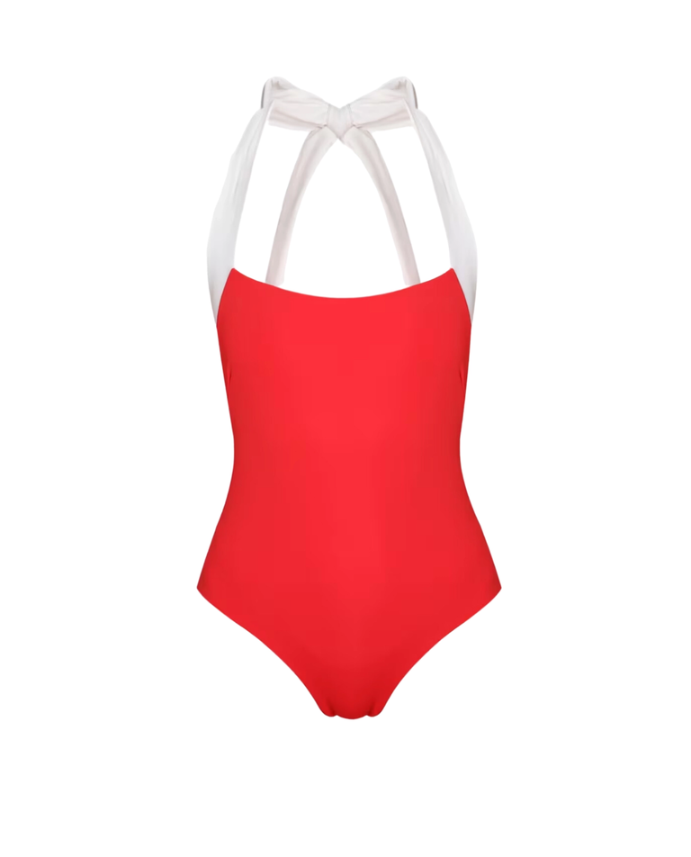 Czerwony jednoczęściowy strój Champagne - Image #3