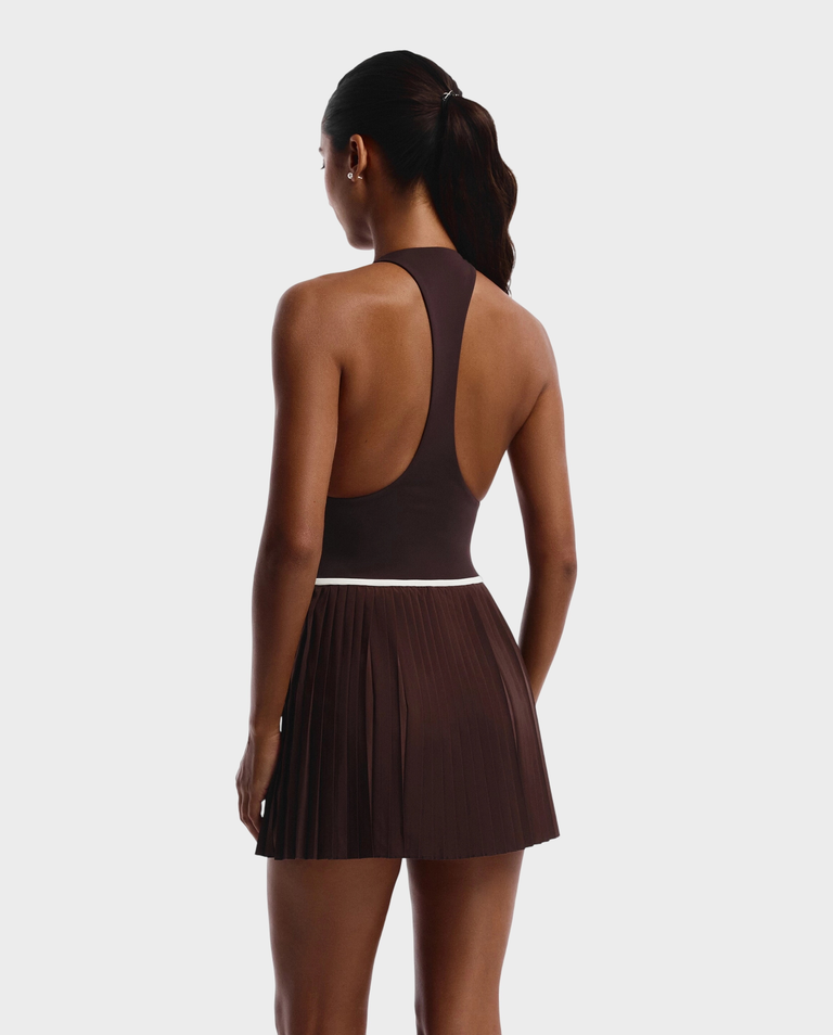 Brązowa sukienka Driver