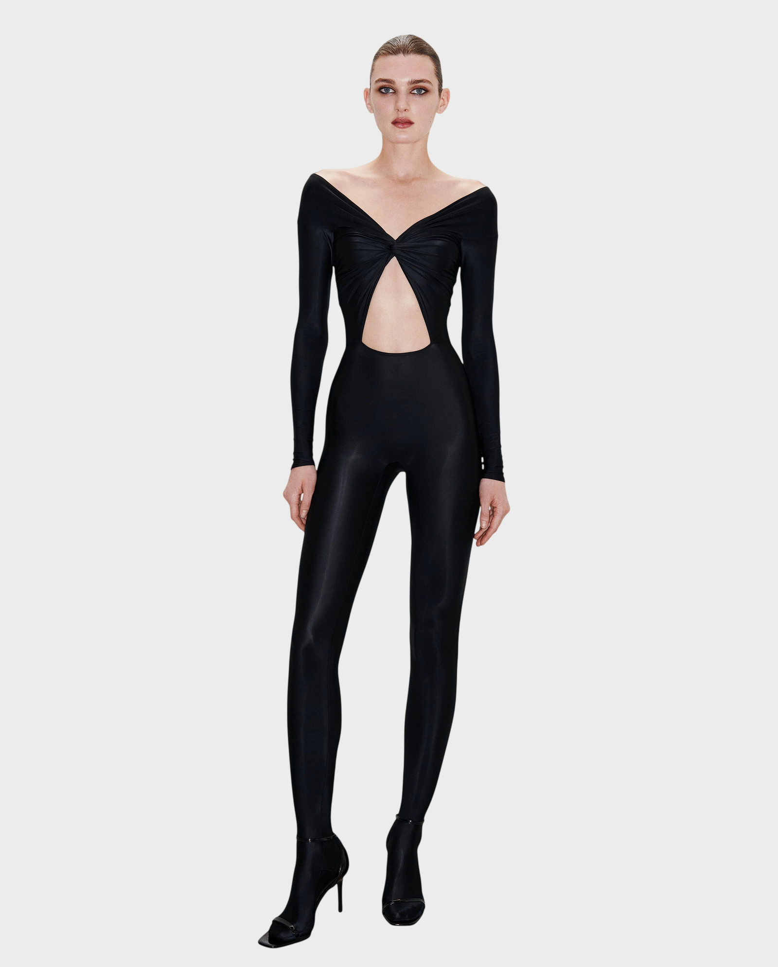 Czarny kombinezon Femme Fatale - Image #0