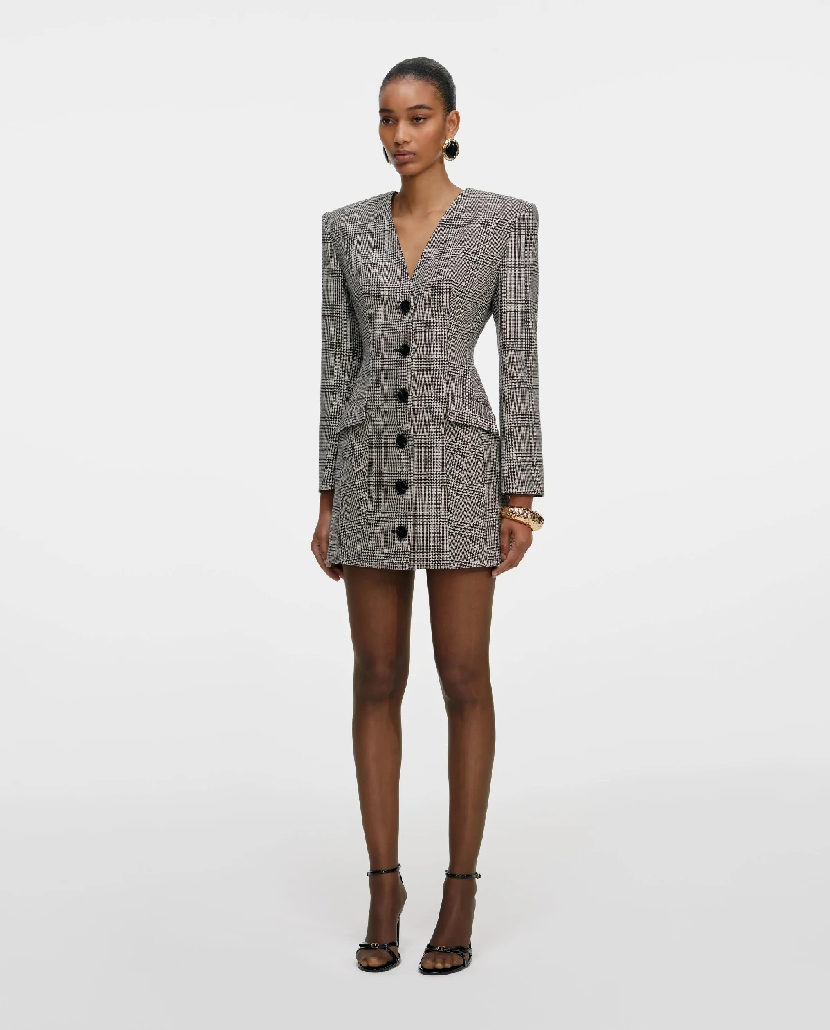 Sukienka mini w kratkę - Image #1