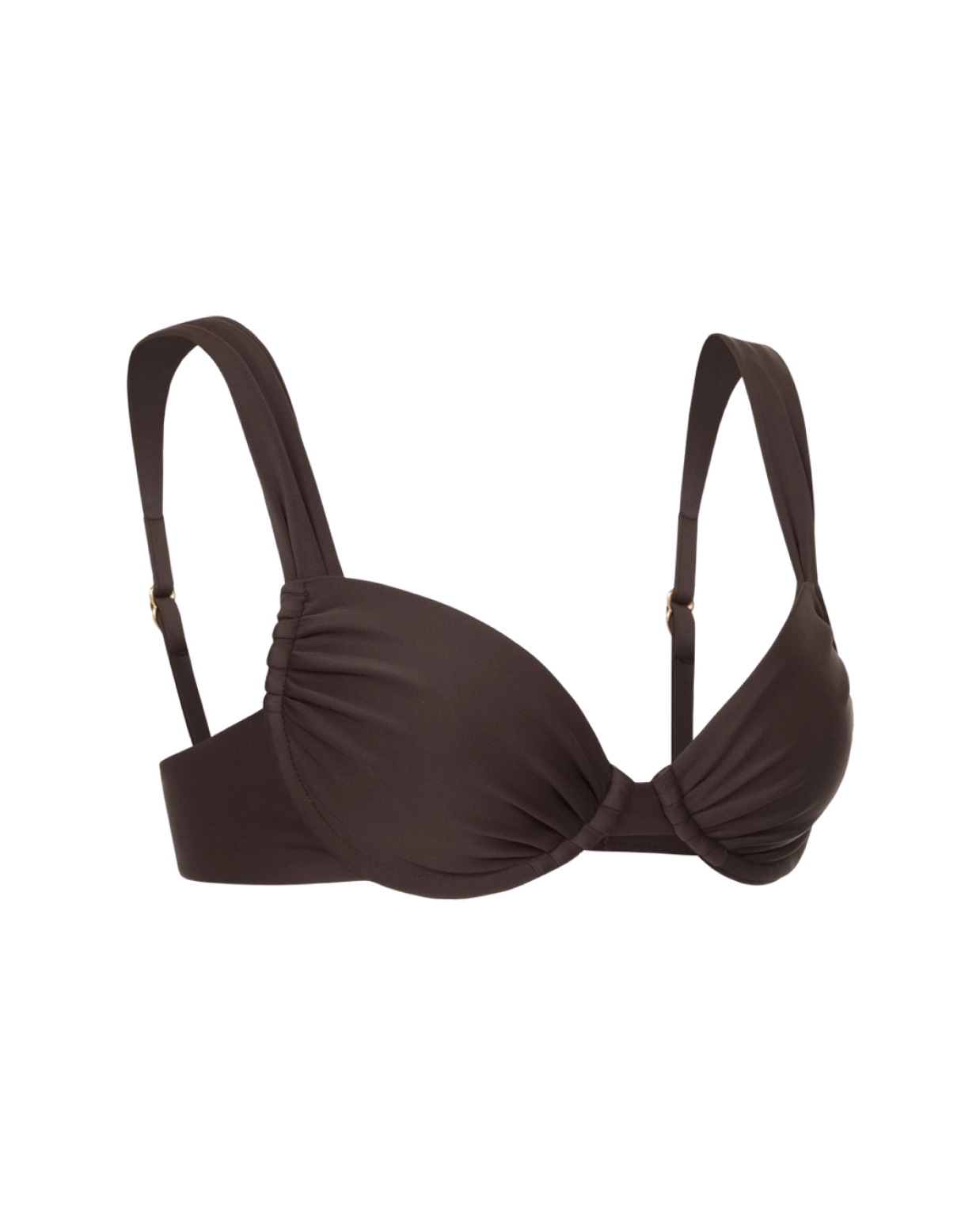 Brązowy top od bikini Fleur - Image #4