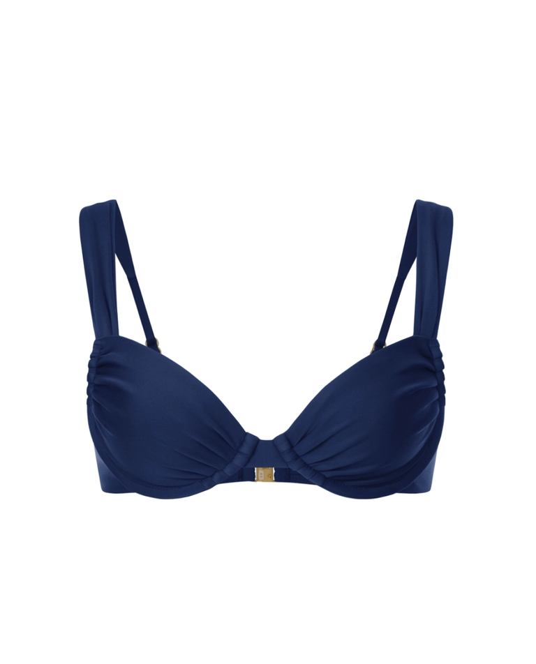Granatowy top od bikini Fleur - Image #3