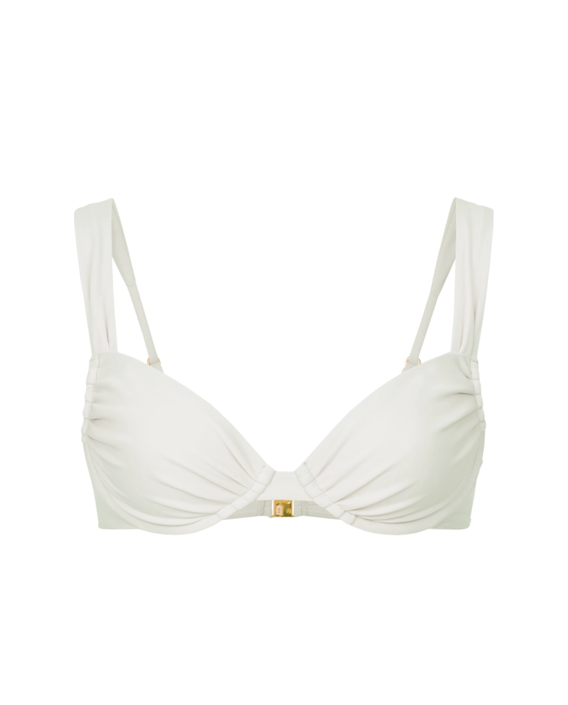 Biały top od bikini Fleur - Image #3
