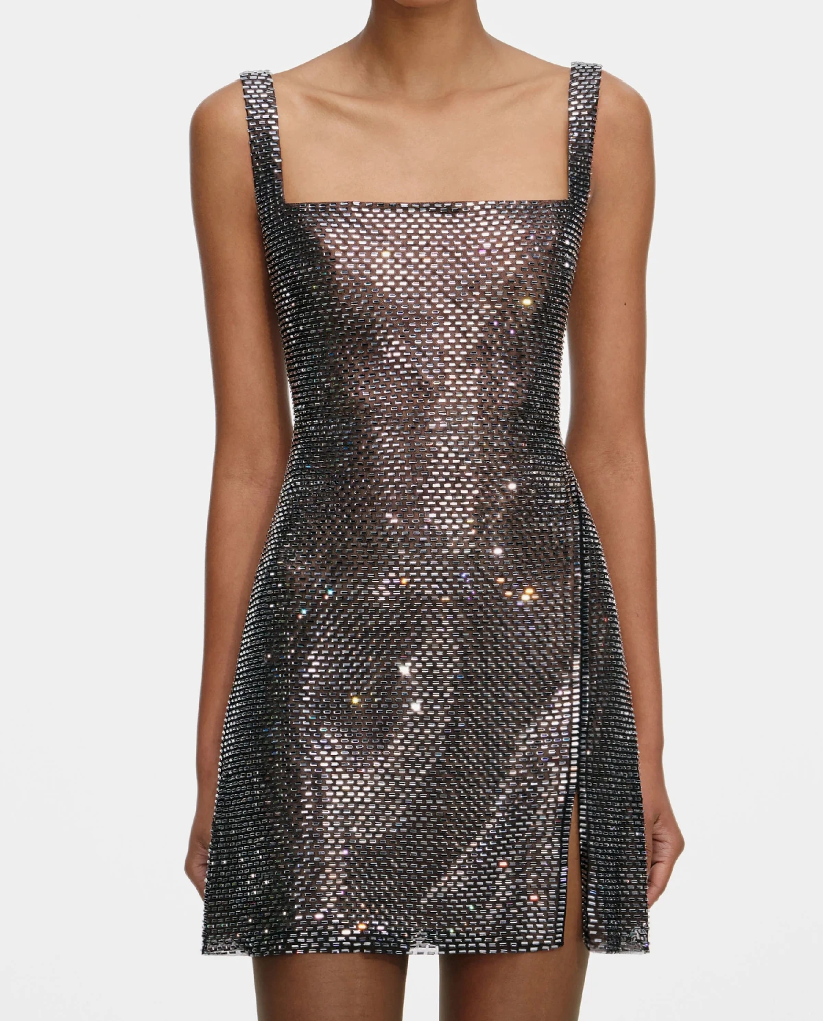 Mini sukienka wysadzana kryształkami - Image #3