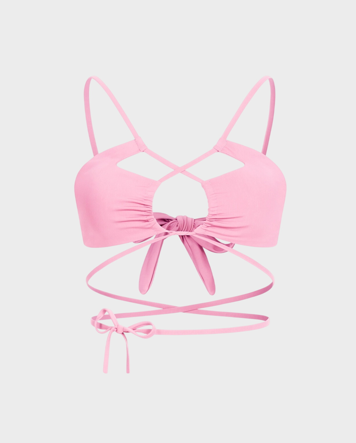 Różowy top od bikini Gardenia - Image #0