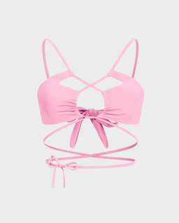 Różowy top od bikini Gardenia - Image #0