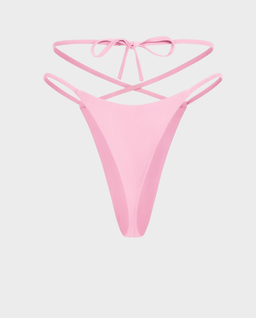 Różowy dół od bikini Lily - Image #1