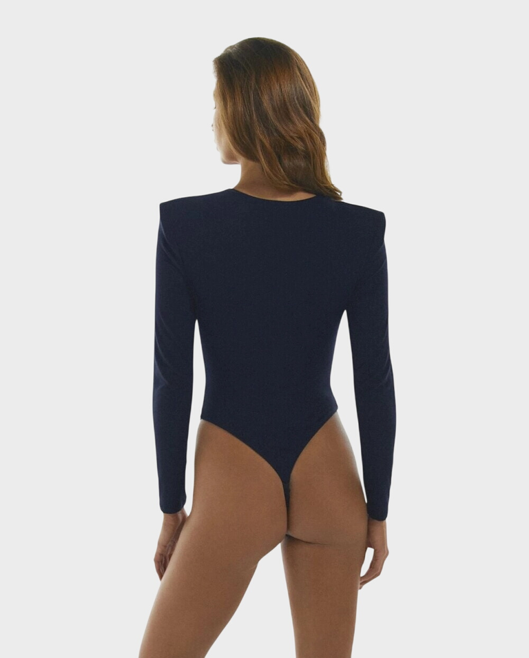 Granatowe body Linda