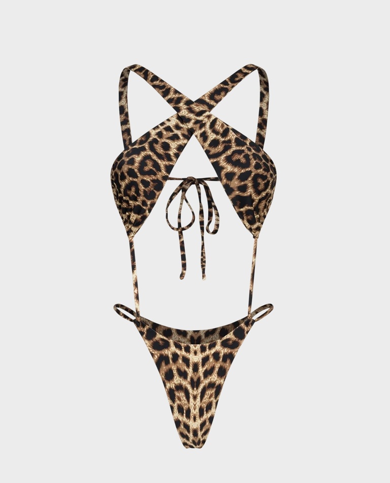 Strój z wzorem w panterkę Madness