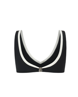 Czarny top od bikini Out of Office - Image #4