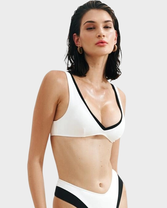 Biały top od bikini Out of Office