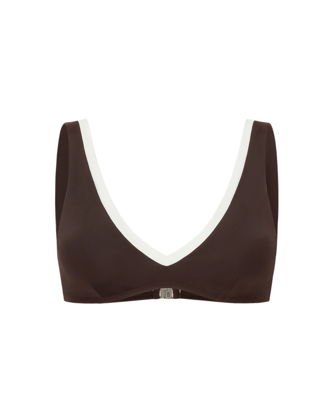 Brązowy top od bikini Out of Office - Image #3