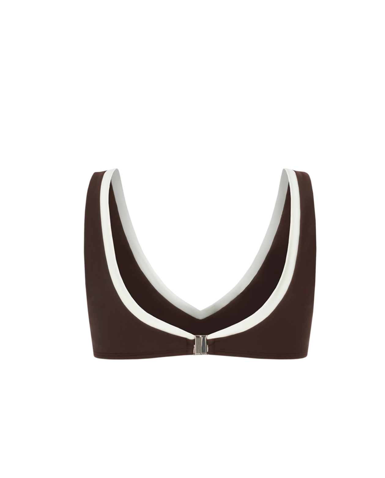 Brązowy top od bikini Out of Office - Image #4