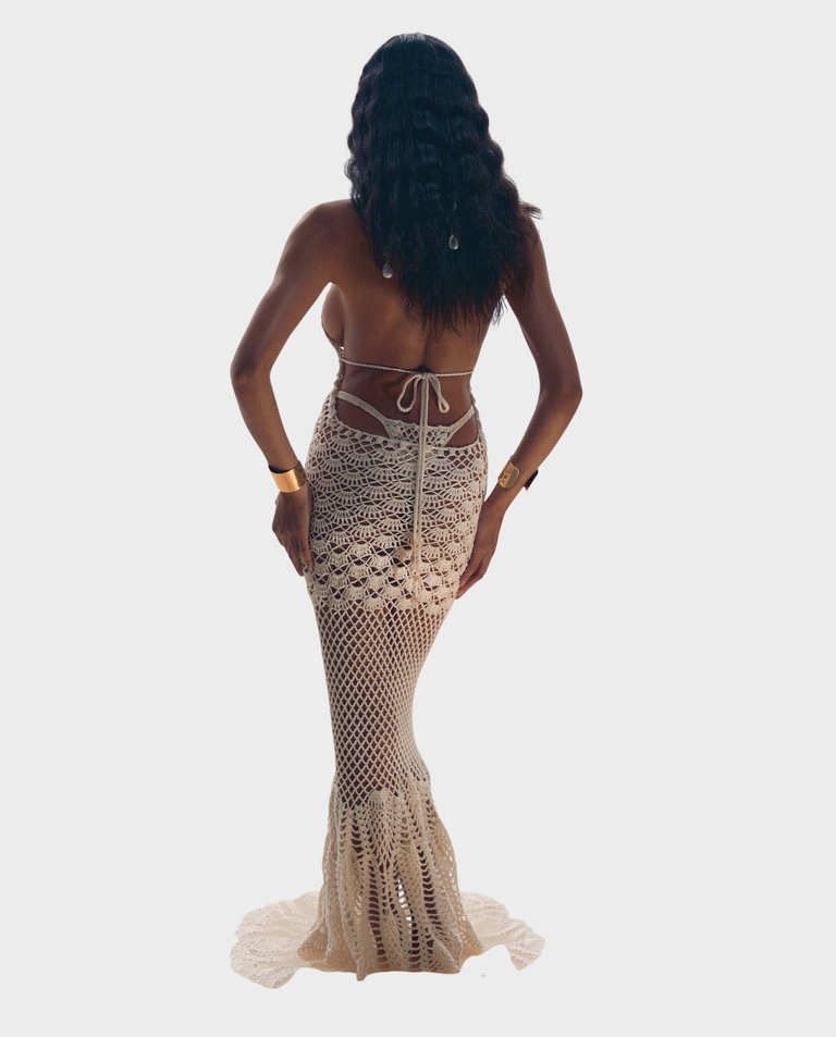 Szydełkowa sukienka Rhea