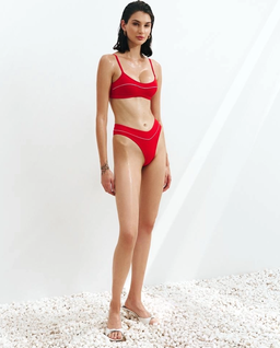 Czerwony dół od bikini Rouge After Sun - Image #3