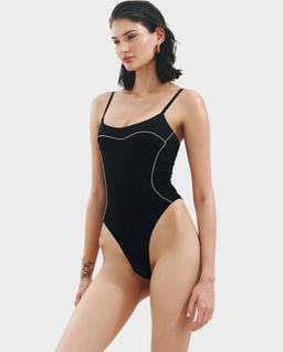 Czarny strój kąpielowy Summer Fling - Image #0