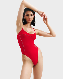Czerwony strój kąpielowy Summer Fling - Image #0
